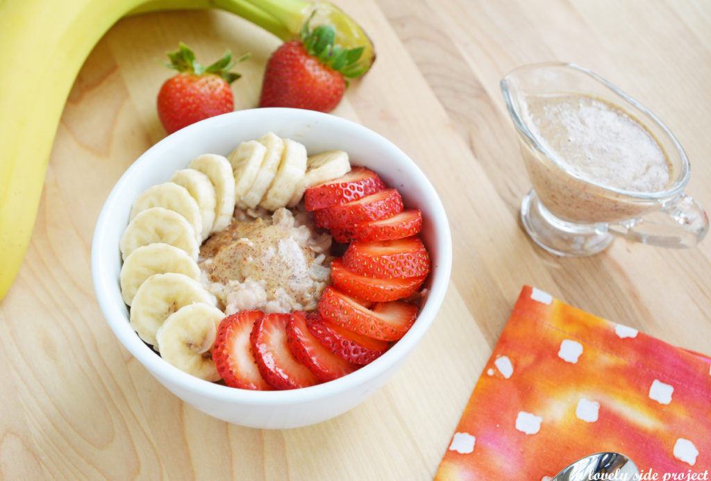 strawberry banana oatmeal